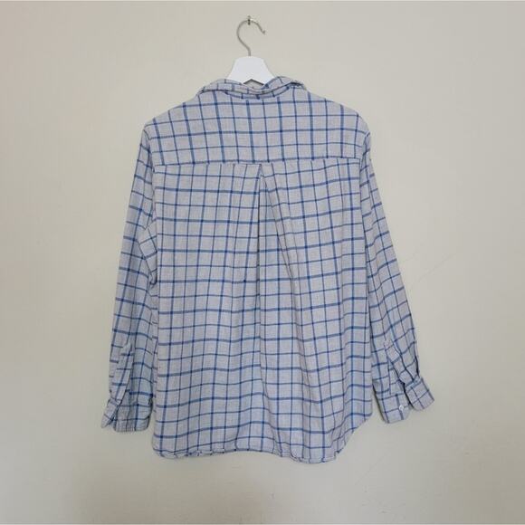 Grayson Flannel button-up Grey Large - Picture 3 of 6